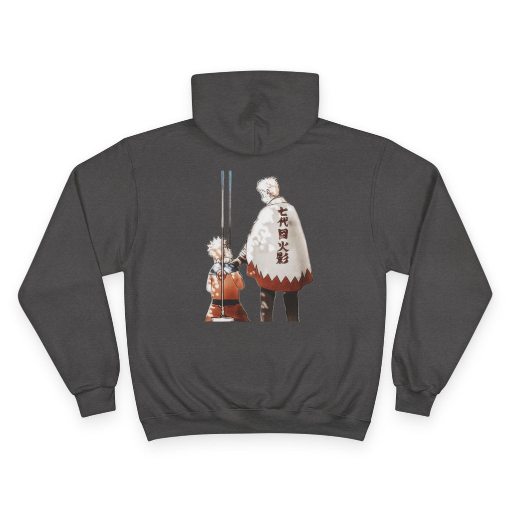 Naruto Hokage Symbol Hoodie — Naruto & Fourth Hokage Back Graphic