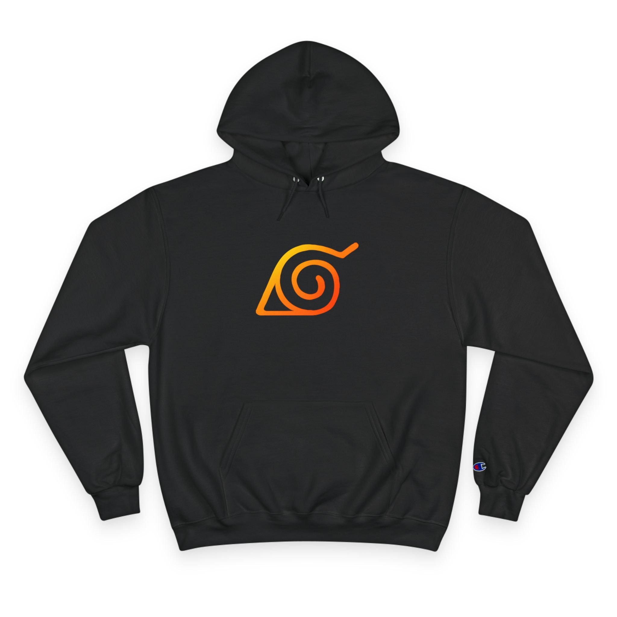 Naruto Hokage Symbol Hoodie — Naruto & Fourth Hokage Back Graphic