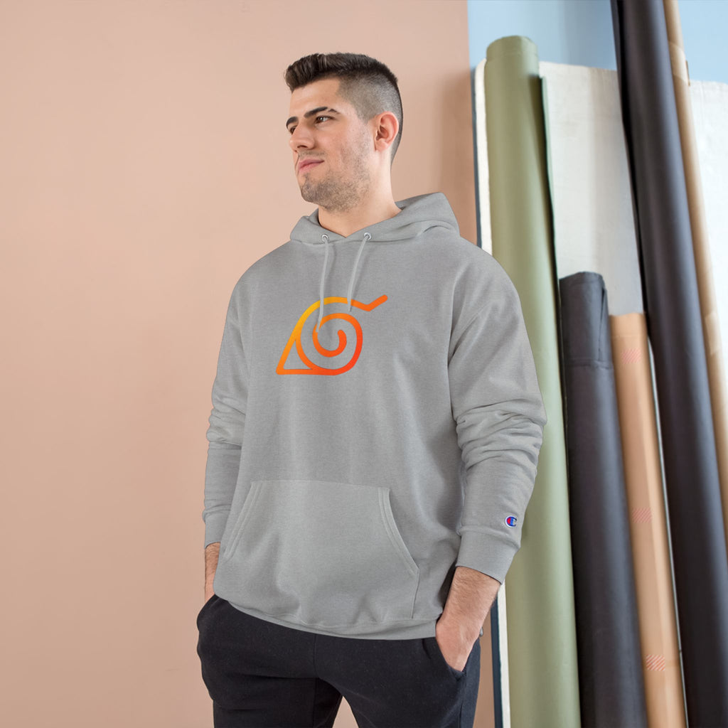 Naruto Hokage Symbol Hoodie — Naruto & Fourth Hokage Back Graphic