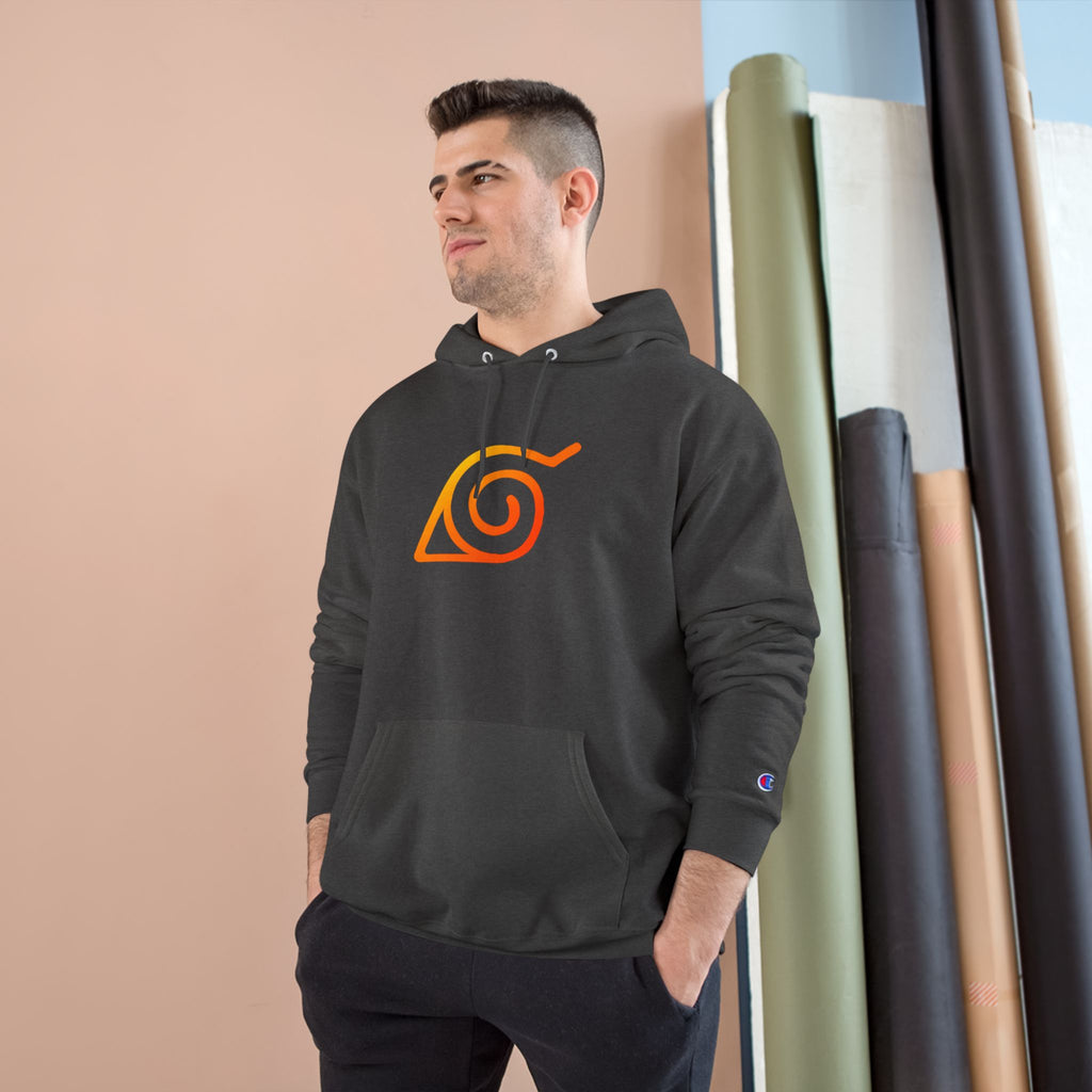 Naruto Hokage Symbol Hoodie — Naruto & Fourth Hokage Back Graphic