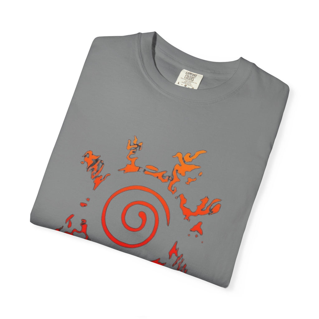 Naruto Hokage Spiral T-Shirt — Seventh Hokage & Young Naruto Graphic Tee