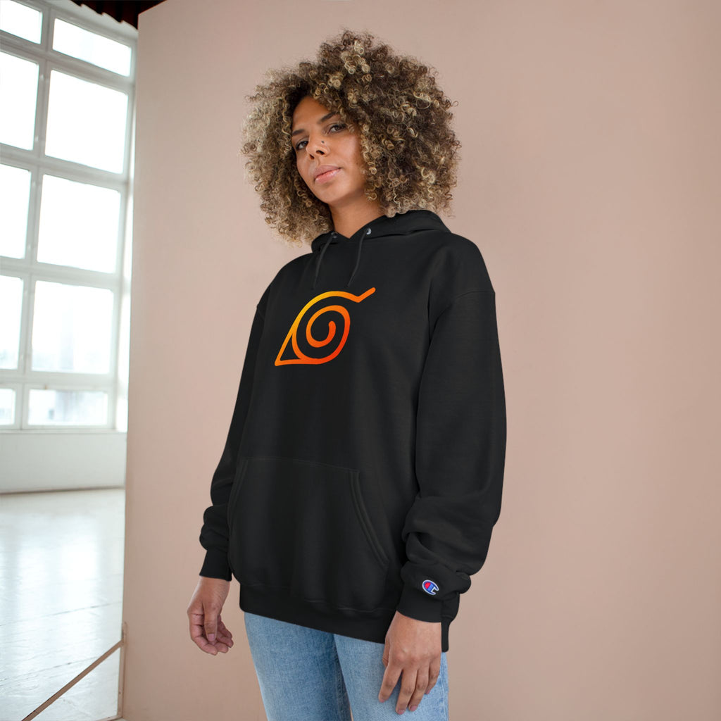 Naruto Hokage Symbol Hoodie — Naruto & Fourth Hokage Back Graphic