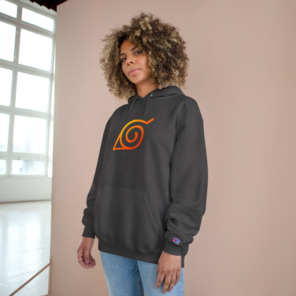 Naruto Hokage Symbol Hoodie — Naruto & Fourth Hokage Back Graphic