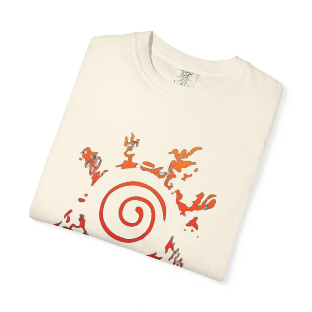 Naruto Hokage Spiral T-Shirt — Seventh Hokage & Young Naruto Graphic Tee