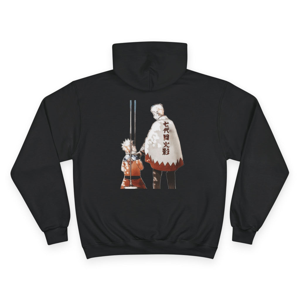 Naruto Hokage Symbol Hoodie — Naruto & Fourth Hokage Back Graphic