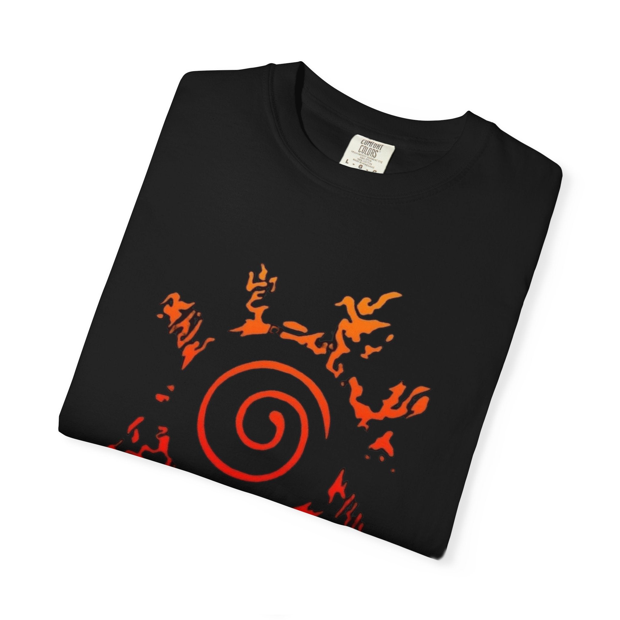 Naruto Hokage Spiral T-Shirt — Seventh Hokage & Young Naruto Graphic Tee