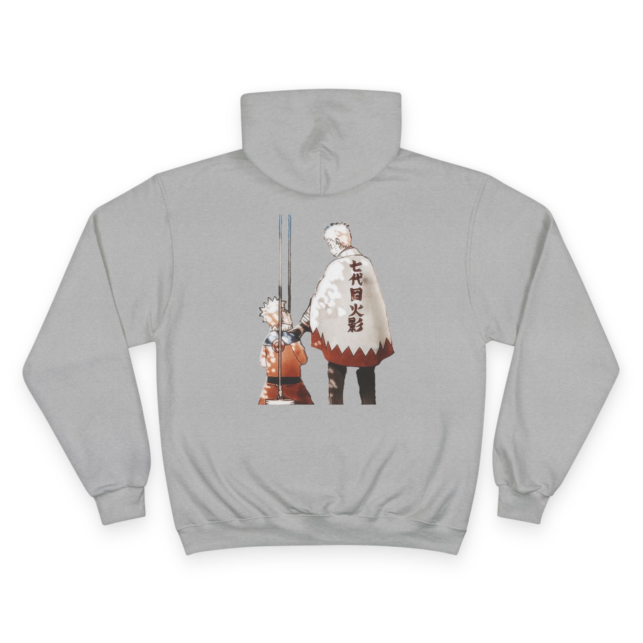 Naruto Hokage Symbol Hoodie — Naruto & Fourth Hokage Back Graphic