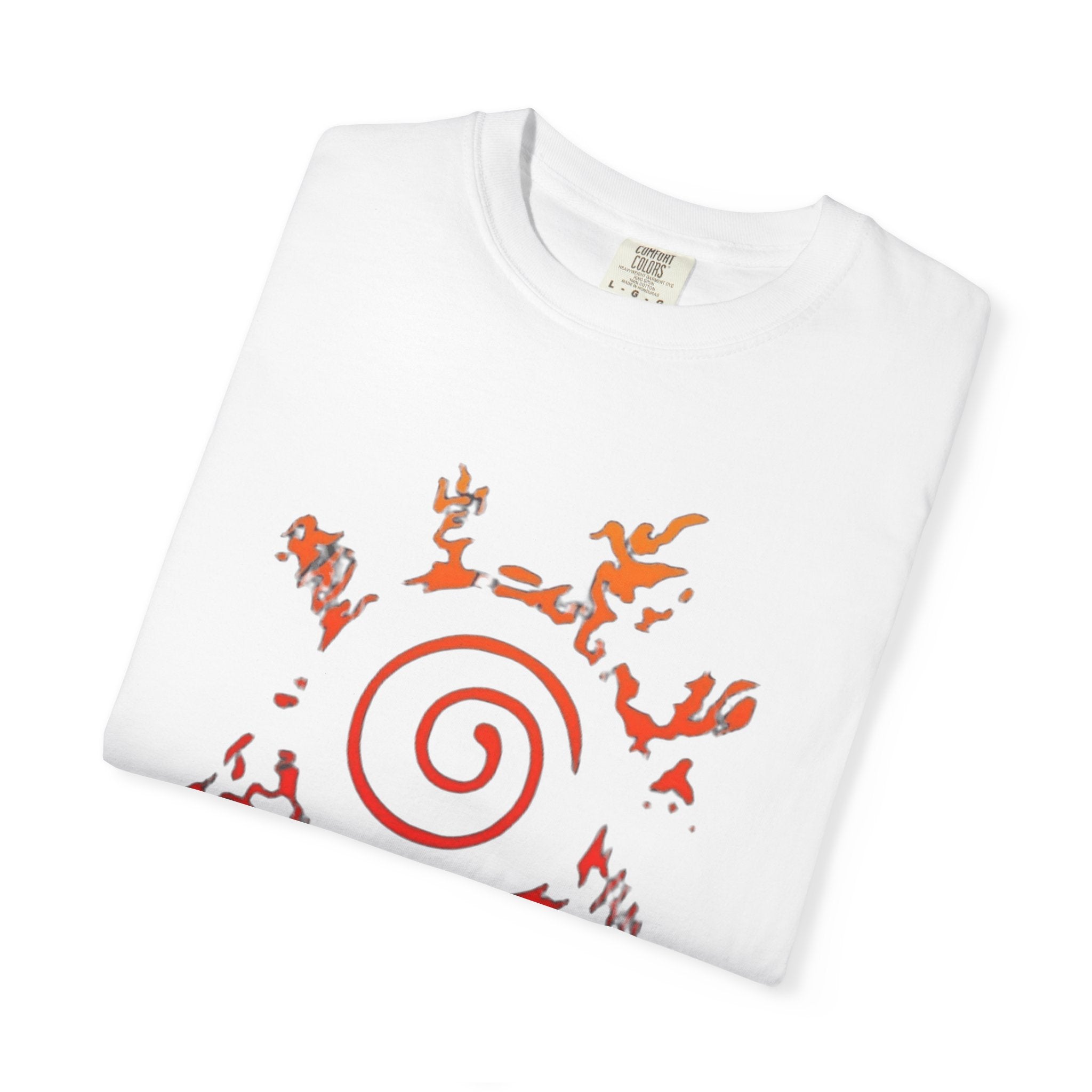 Naruto Hokage Spiral T-Shirt — Seventh Hokage & Young Naruto Graphic Tee